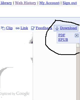 Google Books offering downloads in the epub format Google Books offering downloads in the epub format